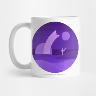 Minimalist Arrakis, Purple Mug